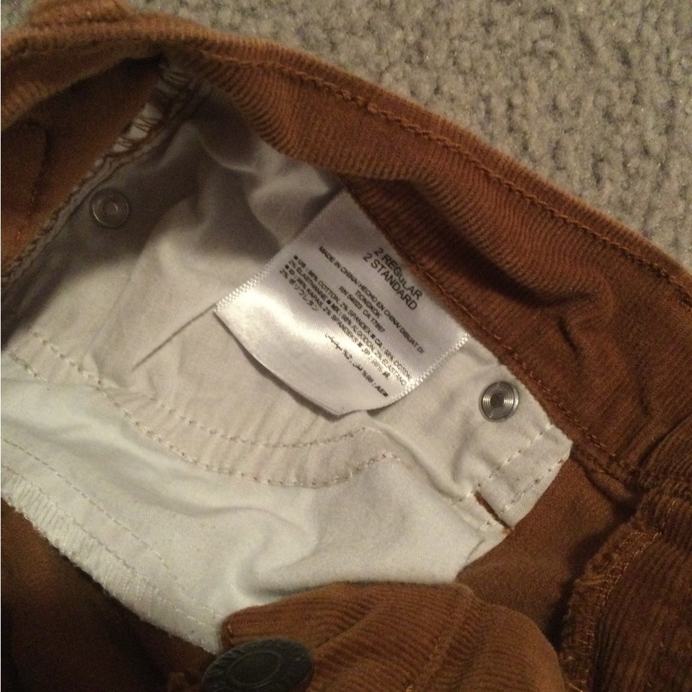 Old Navy Cord jeans, very gently used.